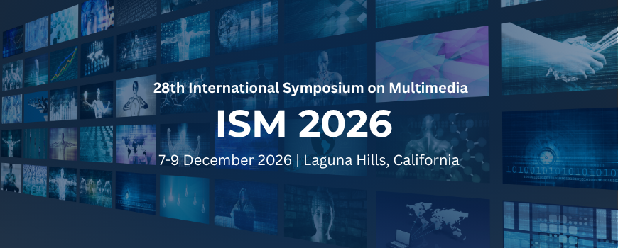 Image of ISM 2026 text in front of multimedia background