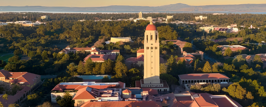 Image of Palo Alto landscape featuring Stanford University