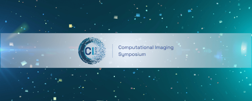 Logo and text for the Computational Imaging Symposium.