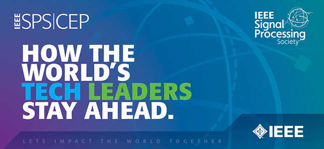 Graphic banner stating "How the world's tech leaders stay ahead"
