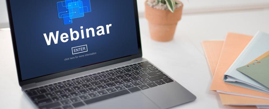 Webinar screen