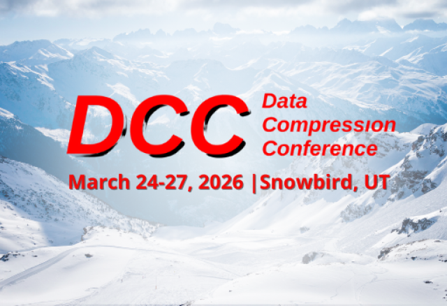 Image of DCC logo in front of mountain ski slopes