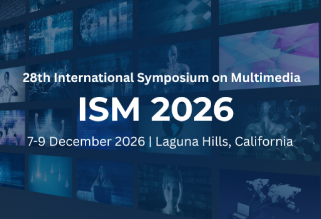 Image of ISM 2026 text in front of multimedia background