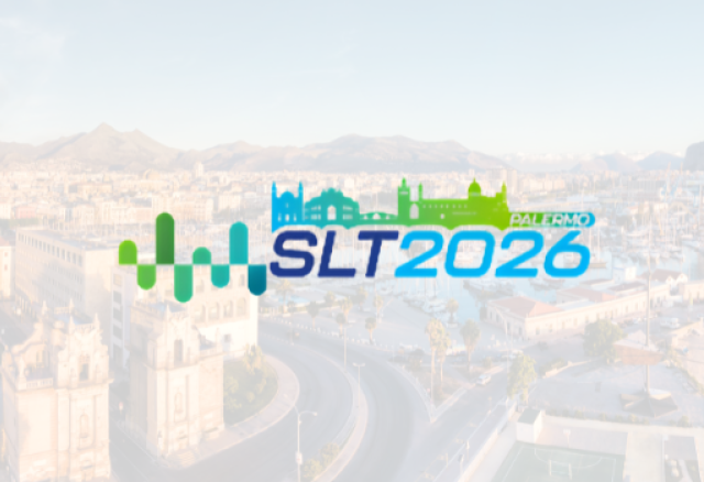 Image of SLT 2026 logo in front of Palermo backdrop