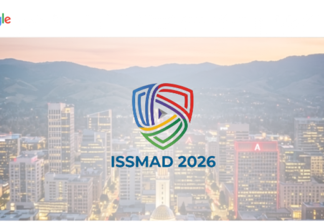 Image of ISSMAD 2026 logo in front of Palo Alto skyline
