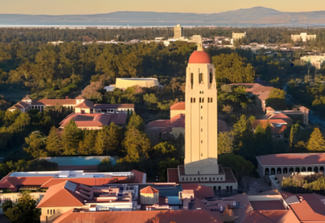 Image of Palo Alto landscape featuring Stanford University