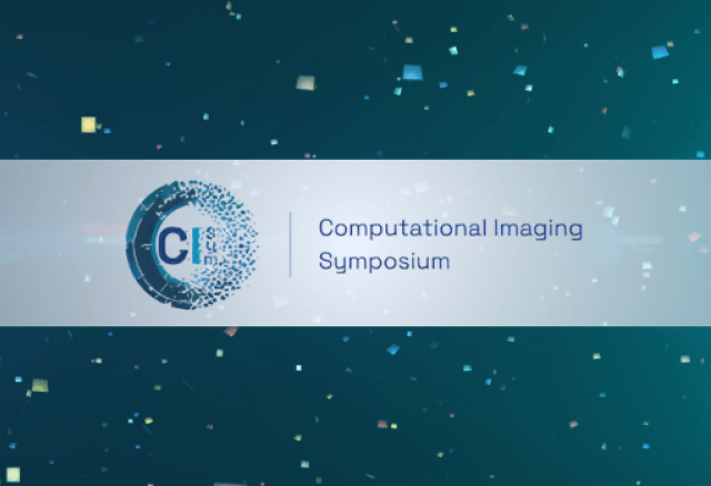 Logo and text for the Computational Imaging Symposium.